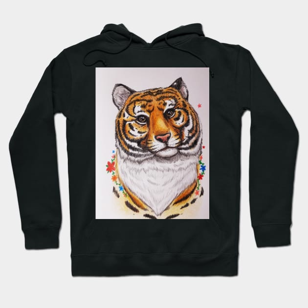 Pretty Tiger Hoodie by Xetalo